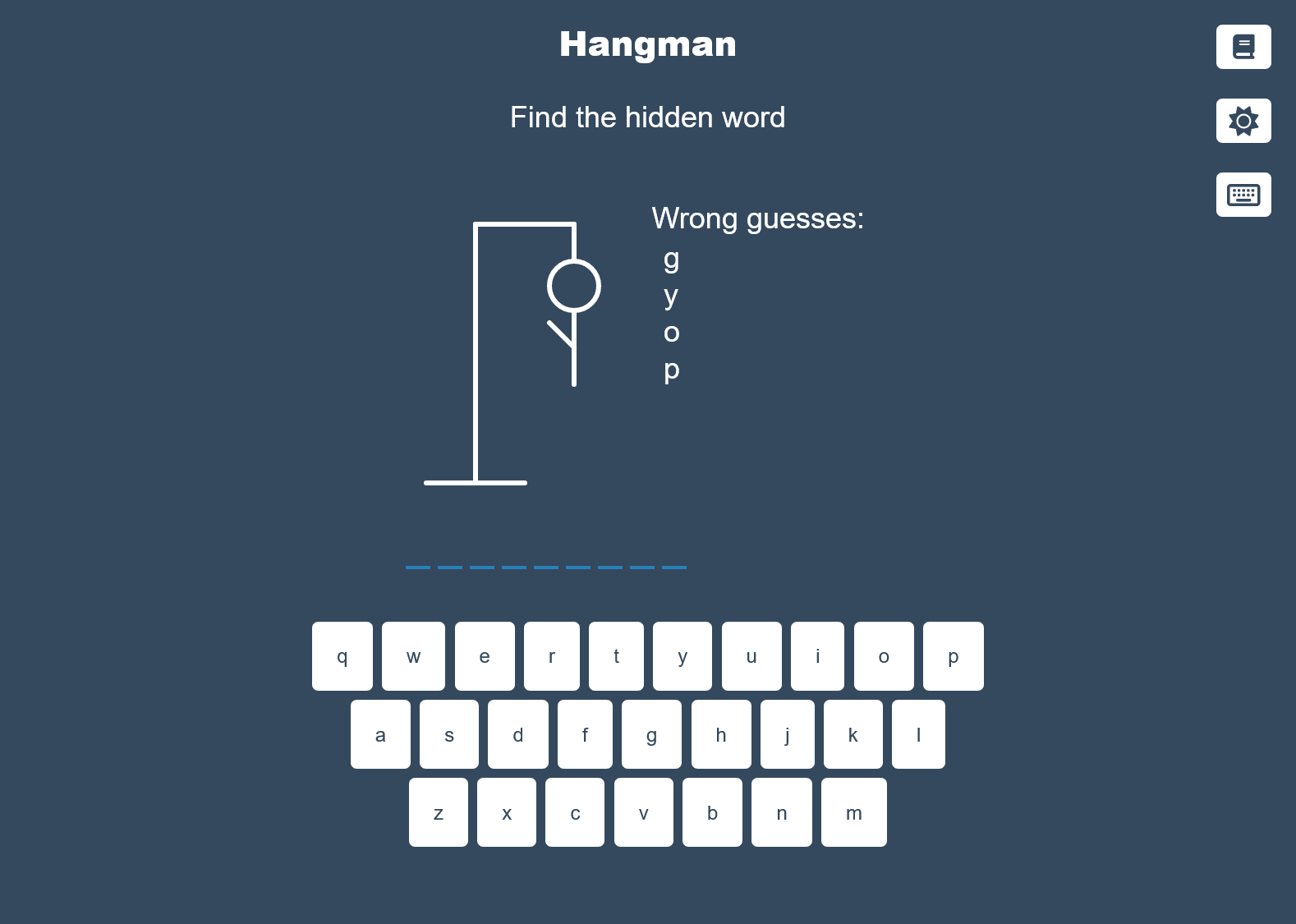 Hangman Screenshot